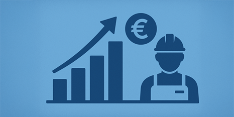 Die steigenden Lohnkosten belasten insbesondere den industriellen Mittelstand.